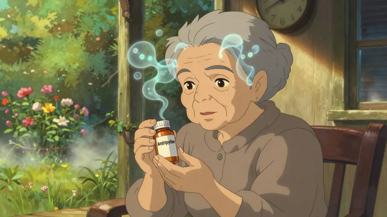 Anticholinergic Burden with Tricyclic Antidepressants: Cognitive and Cardiac Risks